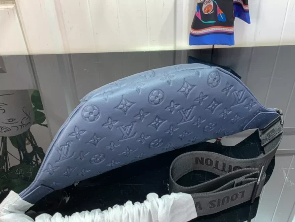 LV Rush Bumbag Navy Blue Monogram Shadow - RBV44