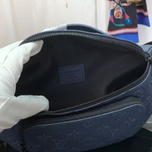 LV Rush Bumbag Navy Blue Monogram Shadow - RBV44
