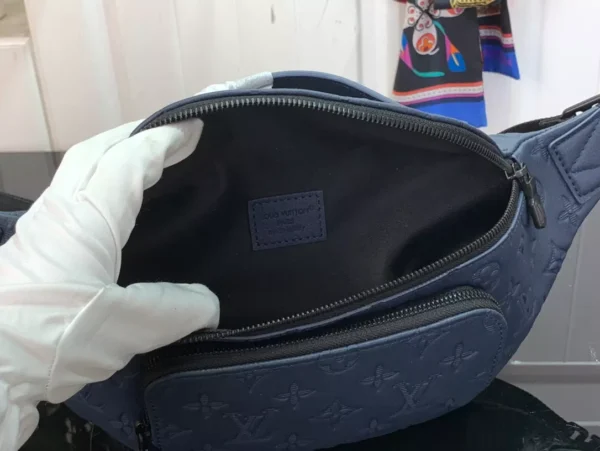LV Rush Bumbag Navy Blue Monogram Shadow - RBV44