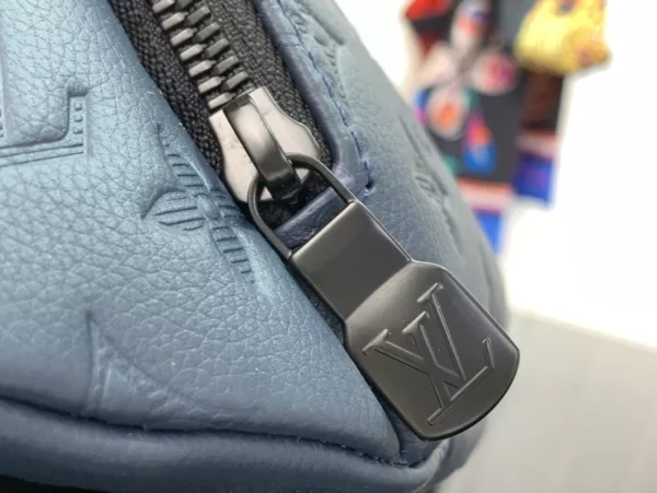 LV Rush Bumbag Navy Blue Monogram Shadow - RBV44