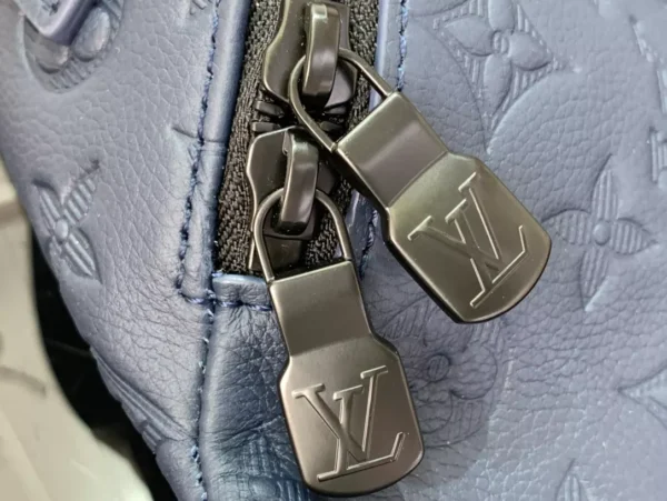 LV Rush Bumbag Navy Blue Monogram Shadow - RBV44