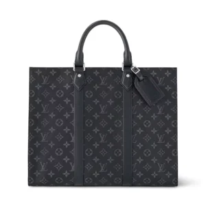 LV Sac Plat 24h Black Monogram Eclipse Canvas - RBV29