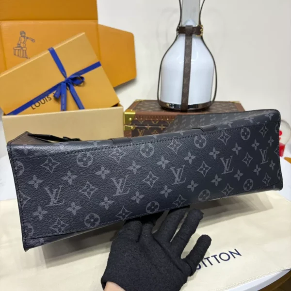 LV Sac Plat 24h Black Monogram Eclipse Canvas - RBV29
