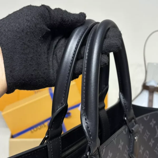LV Sac Plat 24h Black Monogram Eclipse Canvas - RBV29