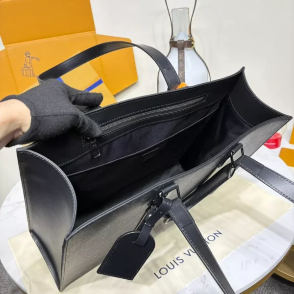 LV Sac Plat 24h Black Monogram Eclipse Canvas - RBV29