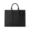 LV Sac Plat 24h Black Monogram Taurillon Leather - RBV31
