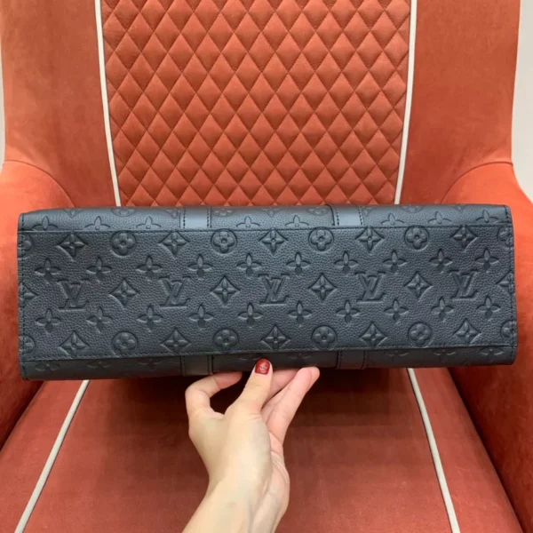 LV Sac Plat 24h Black Monogram Taurillon Leather - RBV31