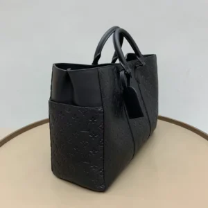 LV Sac Plat 24h Tote Bag Embossed Taurillon Monogram Cowhide Leather - RBV30