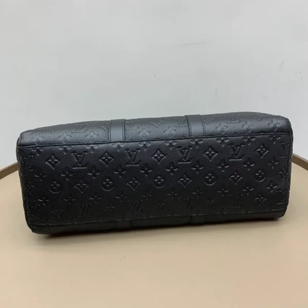 LV Sac Plat 24h Tote Bag Embossed Taurillon Monogram Cowhide Leather - RBV30