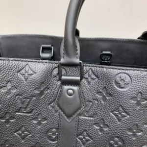 LV Sac Plat 24h Tote Bag Embossed Taurillon Monogram Cowhide Leather - RBV30