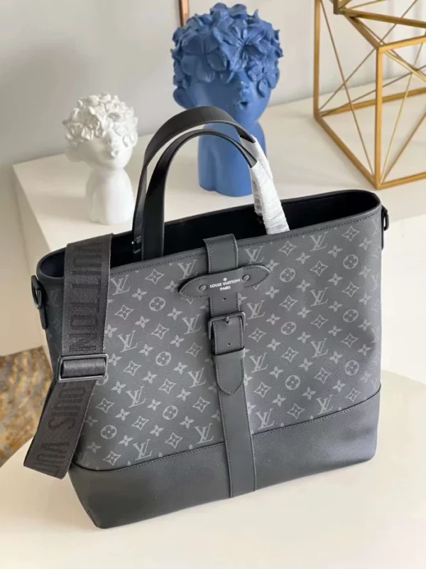 LV Saumur Tote Bag Monogram Eclipse - RBV28