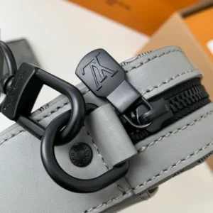 LV Trio Messenger Bag Grey Monogram Shadow Leather - RBV34