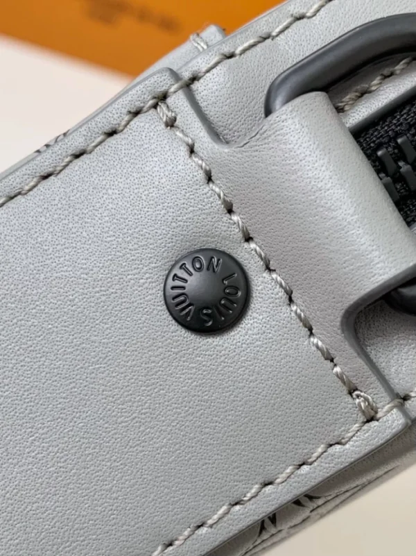 LV Trio Messenger Bag Grey Monogram Shadow Leather - RBV34