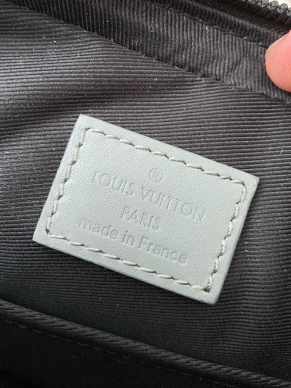 LV Trio Messenger Bag Grey Monogram Shadow Leather - RBV34