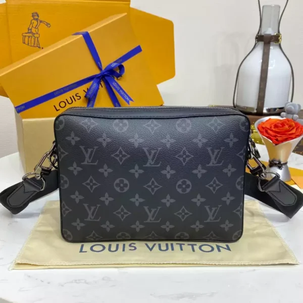 LV Trio Messenger Bag Monogram Eclipse Canvas - RBV35