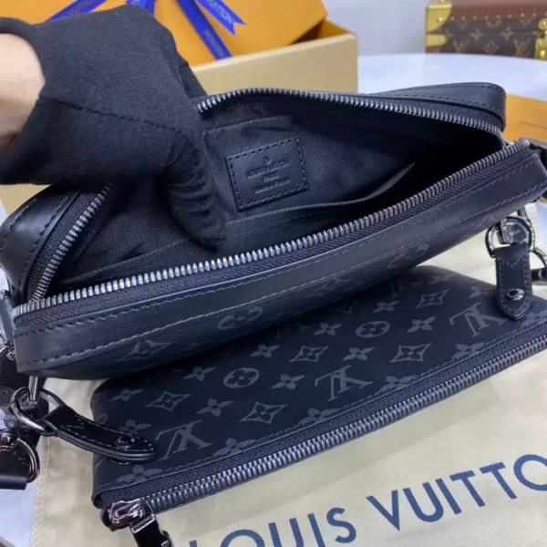 LV Trio Messenger Bag Monogram Eclipse Canvas - RBV35