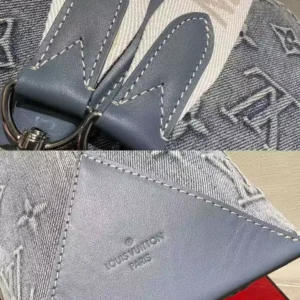 LV Weekend Tote Nm Monogram Washed Denim - RBV25