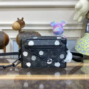 LV X YK Mini Soft Trunk Monogram Eclipse In Black - RBV46