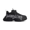 Balenciaga Triple S Sneakers DIY Metal In Black - RBS78