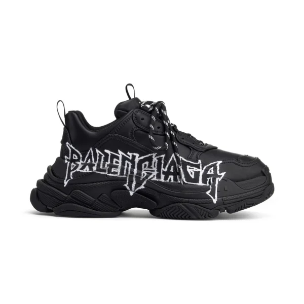 Balenciaga Triple S Sneakers DIY Metal In Black - RBS78