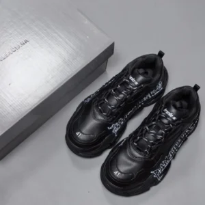Balenciaga Triple S Sneakers DIY Metal In Black - RBS78