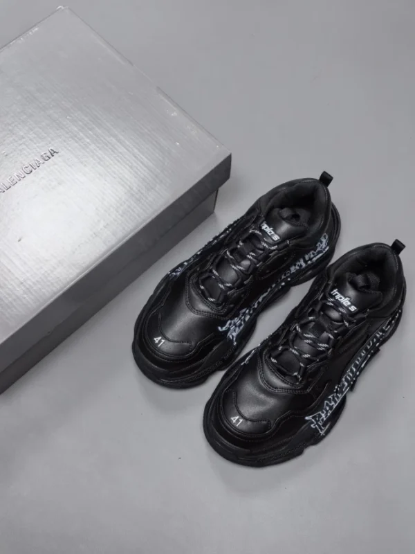 Balenciaga Triple S Sneakers DIY Metal In Black - RBS78