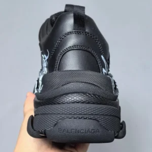 Balenciaga Triple S Sneakers DIY Metal In Black - RBS78