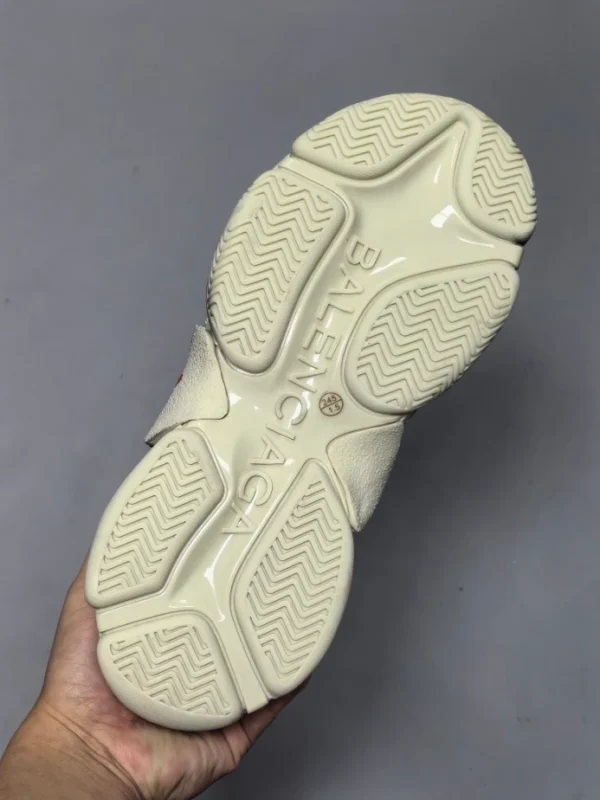 Balenciaga Triple S Sneakers DIY Metal In White - RBS79