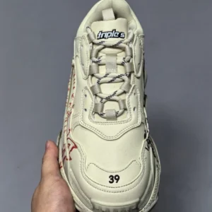 Balenciaga Triple S Sneakers DIY Metal In White - RBS79