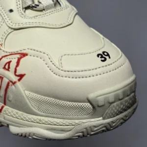 Balenciaga Triple S Sneakers DIY Metal In White - RBS79