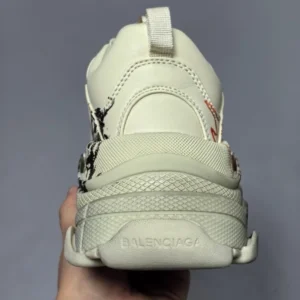 Balenciaga Triple S Sneakers DIY Metal In White - RBS79
