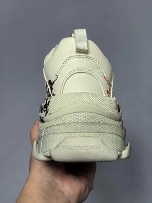 Balenciaga Triple S Sneakers DIY Metal In White - RBS79