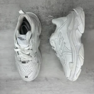 Balenciaga Triple S Sporty Sneakers In White - RBS83