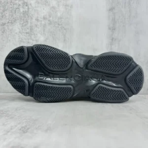 Balenciaga Triple S Tape Type Sneaker in Black and Yellow - RBS81