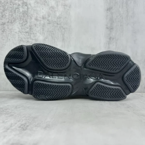 Balenciaga Triple S Tape Type Sneaker in Black and Yellow - RBS81
