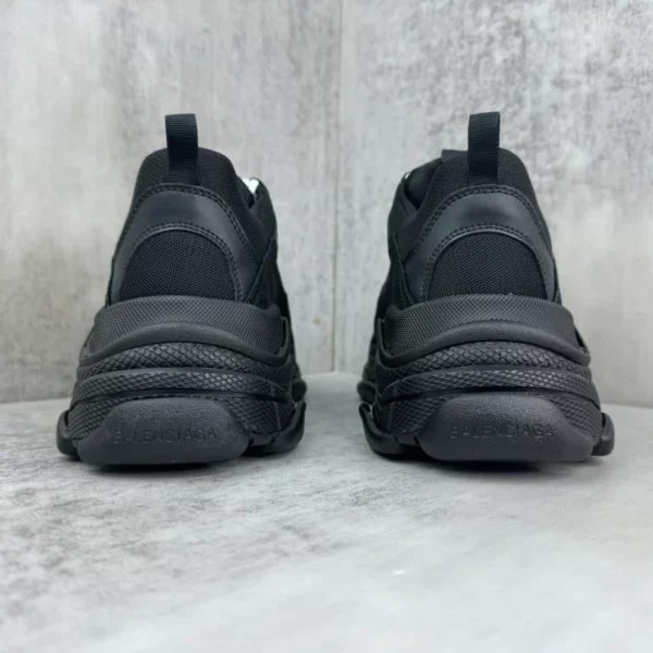Balenciaga Triple S Tape Type Sneaker in Black and Yellow - RBS81