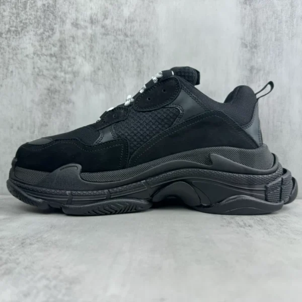 Balenciaga Triple S Tape Type Sneaker in Black and Yellow - RBS81