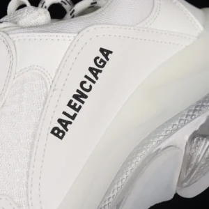 Balenciaga Triple S White Clear Sole Sneakers - RBS80