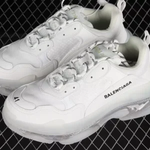 Balenciaga Triple S White Clear Sole Sneakers - RBS80