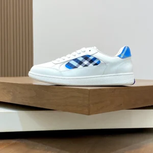 Burberry Leather and Check Terrace Sneakers​ - RBB03