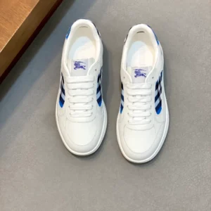 Burberry Leather and Check Terrace Sneakers​ - RBB03