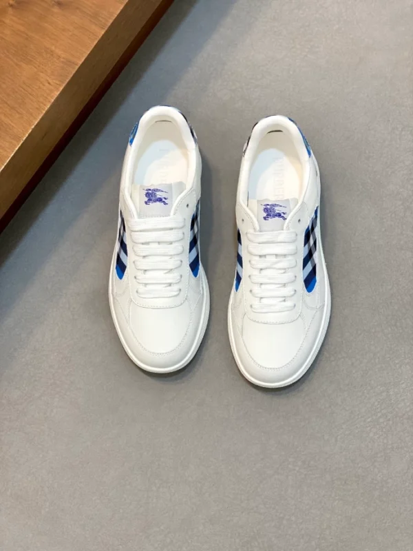 Burberry Leather and Check Terrace Sneakers​ - RBB03