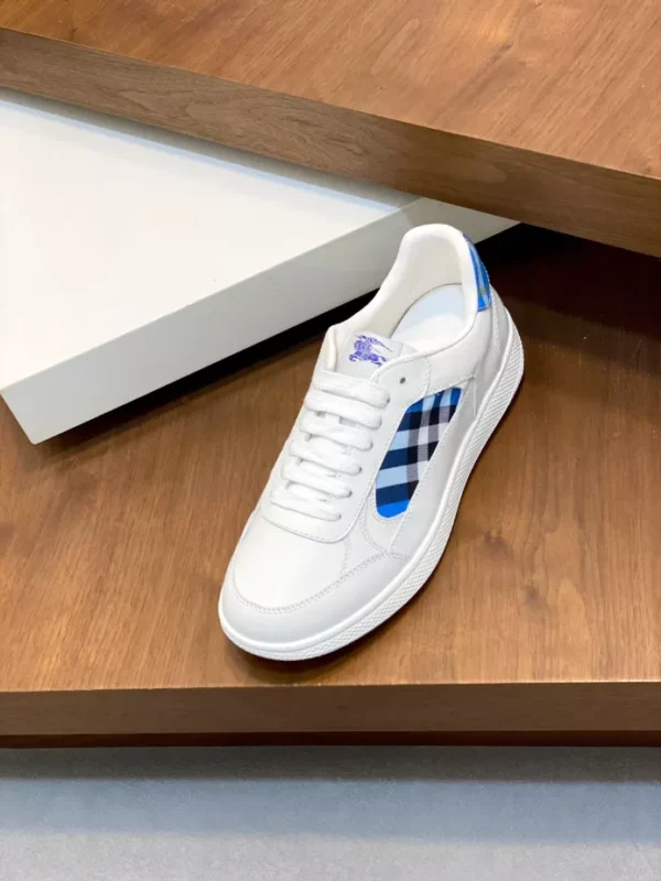 Burberry Leather and Check Terrace Sneakers​ - RBB03