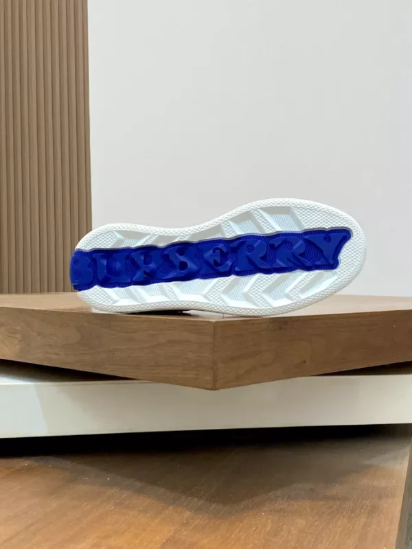 Burberry Leather and Check Terrace Sneakers​ - RBB03