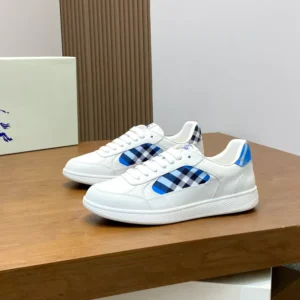 Burberry Leather and Check Terrace Sneakers​ - RBB03