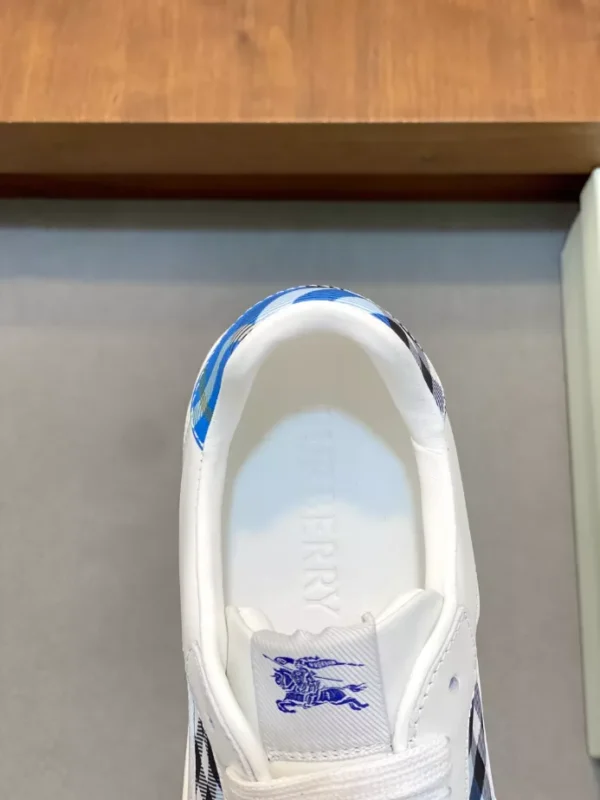 Burberry Leather and Check Terrace Sneakers​ - RBB03
