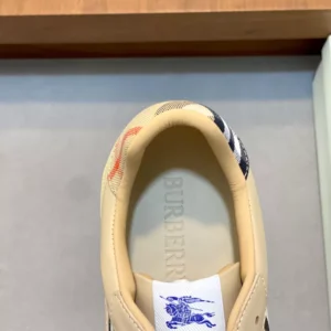 Burberry Leather and Check Terrace Sneakers​ - RBB04