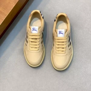 Burberry Leather and Check Terrace Sneakers​ - RBB04