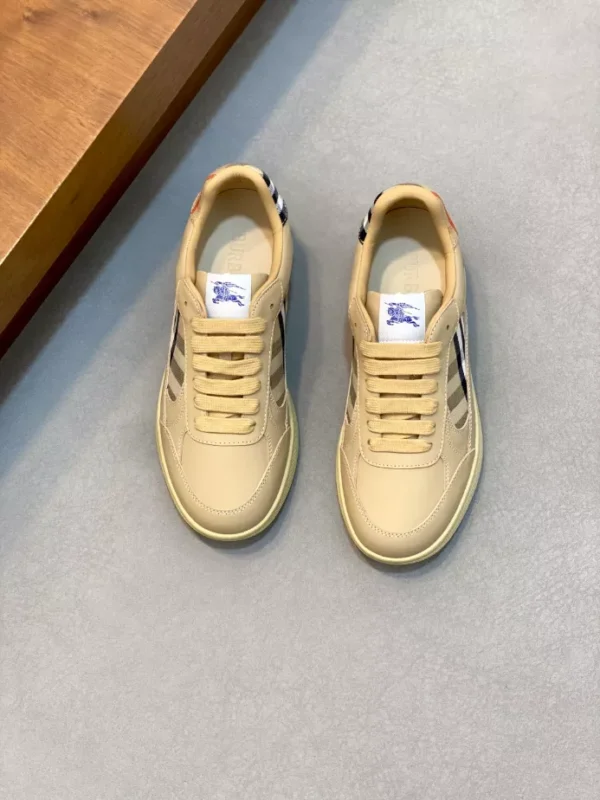 Burberry Leather and Check Terrace Sneakers​ - RBB04