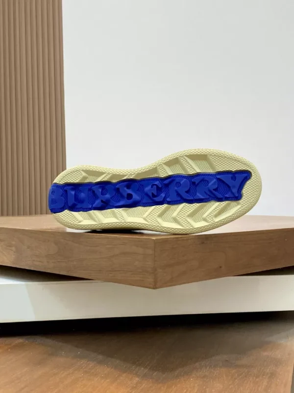 Burberry Leather and Check Terrace Sneakers​ - RBB04